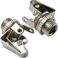 3.5mm Mono TS Female Panel Mount Socket with Switch, 10 Pack
