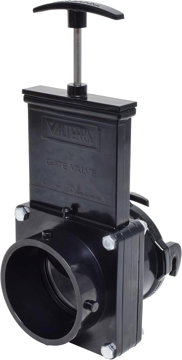 Valterra T58 Twist-On Waste Valve, Mess-Free Waste Valve for RV's, Campers, Trailers