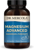 Dr. Mercola Magnesium Advanced - Supports Bone, Joint & Brain Health - Contributes to More Restful Sleep - Non-Gmo, Gluten-Free & Soy-Free - 90