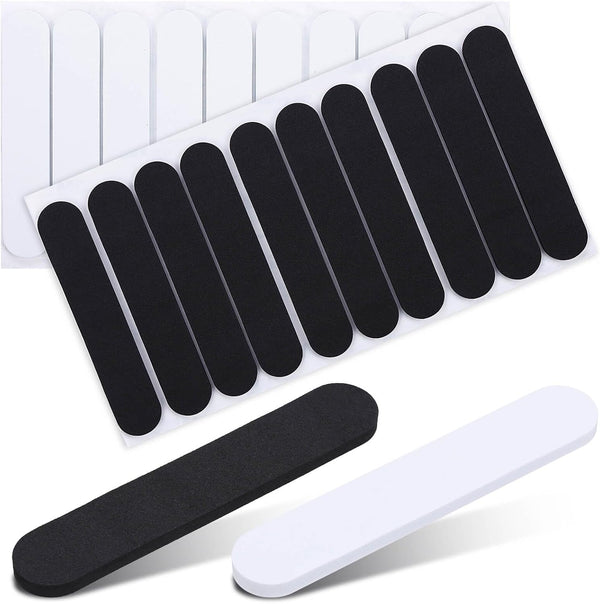30PCS Hat Size Tape, Hat Size Reducer Inserts, Hats Reducing Tapes, Foam Reducing Self Adhesive Tape for Hats (Black and White), Hard Hats Accessories