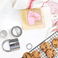 ALLTOP 5 Pieces Circle Biscuit Cutter,Professional Stainless Steel Round Cookie Cutters Tool with Ring Handle for Baking Pastry Doughnut 1