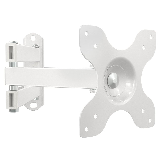 WALI TV Wall Mount Articulating LCD Monitor Full Motion 15 Inch Extension Arm Tilt Swivel for Most 13 to 32 Inch LED TV 
