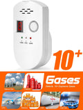 Natural Gas Leak Detector, Plug-in Propane Natural Gas Detector for Home Kitchen RV, Combustible & Explosive Gas Alarm for LPG, LNG, Methane (AC