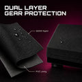 TECHNICS Turntable Dust Cover for SL-1200/SL-1210 & Pioneer PLX-1000 | Record Player Protector, Water Resistant, Antistatic, Black Premium Fabric,