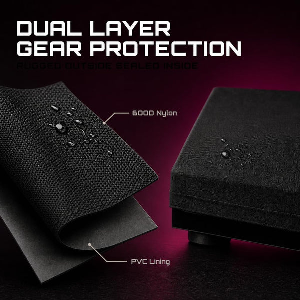 TECHNICS Turntable Dust Cover for SL-1200/SL-1210 & Pioneer PLX-1000 | Record Player Protector, Water Resistant, Antistatic, Black Premium Fabric,