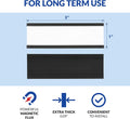 50 Pack "C" Channel Magnetic Label Holders 1X3 with 100 White Card Inserts, 50 Clear Plastic Protectors and Bonus 20 Colorful Cardstock Inserts in