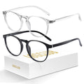 Blue Light Glasses For Woman/Men Blue Light Blocking Glasses, Retro Round Anti Eyestrain Computer Glasses L31blacktou clear
