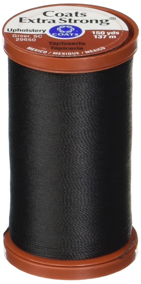 COATS & CLARK Extra Strong Upholstery Thread, 150-Yard, Black (S964-0900) 150 yard