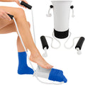 Vive Sock Aid - Easy On and Off Stocking Slider - Donner Pulling Assist Device - Sock Helper Aide Tool - Puller for Elderly, Senior, Pregnant,