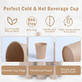 Lamosi 600 Pack 3 OZ Kraft Paper Cups, Disposable Bathroom Cups, Small Mouthwash Cup, Hot/Cold Beverage Cup for Home, Kitchen, Stores