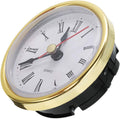 Classic Clock Craft Quartz Movement 2-1/2 (65mm) Round Clocks Head Insert Roman Number