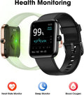 Fitness Tracker Watch, Step Tracker with Heart Rate, Blood Oxygen Sleep Monitor, IP68 Waterproof Pedometer, Step Calorie Counter, Health Fitness