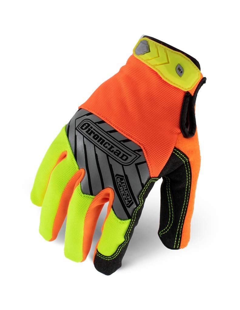 IRONCLAD Command Pro Work Gloves; Touch Screen Gloves Conductive Palm and Fingers, All-Purpose, Performance Fit, Machine Washable, Sized S, M, L,