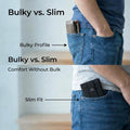 Slim Wallet for Men with RFID Blocking - Minimalist Slim Wallet with Thin, Durable Style & Data Protection - Multiple Pockets for 12 Cards & Cash,
