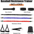 Davllin Baseball Resistance Trainer,Training Aid for Baseball Softball Pitchers,Interchangeable Grips to Build Arm Strength,Arm Bands for Baseball