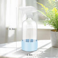 Worldgsb 2 Pack Glass Spray Bottles with Silicone Sleeve, 16 oz Empty Refillable Containers with Adjustable Spray Nozzles, Spray Bottles for Hair,
