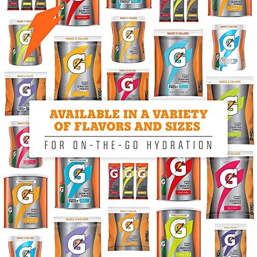Gatorade Thirst Quencher Powder, Fruit Punch, 76.5 oz Fruit Punch 4.78 Pound (Pack of 1)