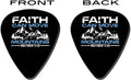 12 Bible Verse Christian Guitar Picks - Worship, Learn to Play, Gift, Bible Quote, Cross Guitar Picks