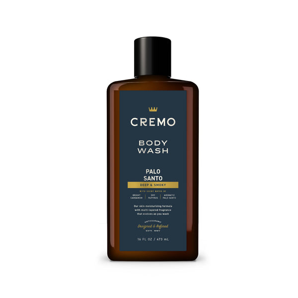 Cremo Body Wash for Men, Rich-Lathering Palo Santo, 16 Fl Oz Palo Santo 16 Fl Oz (Pack of 1)