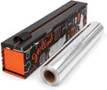 ChicWrap BBQ Tools Refillable Foil Dispenser - One 12"x 30' Roll of Professional Grade Aluminum Foil - Reusable Dispenser w/Slide Cutter - Kosher