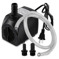 PULACO 400GPH Submersible Pump with 5 ft Tubing, (1500L/H 25W) durable fountain water pump for Pond Fountain, Aquariums Fish Tank, Statuary,
