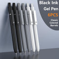 ACEES Gel Pens, 6 Pcs 0.5mm Fine Point Black Ink Pen With Smooth Writing, Office Desk Accessories, School Writing Supplies Gifts for Men Women,