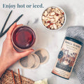 The Republic of Tea - Vanilla Almond Black Tea Tin, 50 Tea Bags, Naturally Caffeinated 50 Count (Pack of 1)
