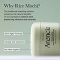 Korean Rice Mochi Face Cleanser - Face Mask, Foaming Cleanser, Gentle Scrub All in One - Deep Cleansing, Moisturizing, Pore Minimizing, Removing