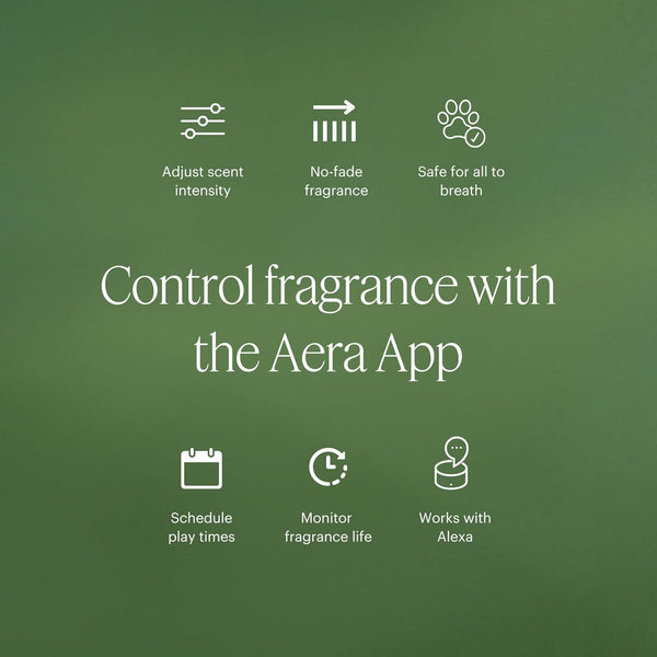 Aera Mini Home Hygiene Mint and Eucalyptus - Essential Oil for Home - Relaxing Fragrance - Notes of Orange Peel, Spearmint and Eucalyptus - Scent