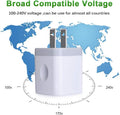 USB Plug, USB Wall Charger 3 Pack, Gigreen Dual Port Electrical Plug Wall Outlet Charger Cube 5V 2.1A Charging Block Compatible Iphone 16 15 14 13