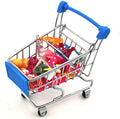 Miniature Food Drink Bottles Pretend Play Kitchen Game Party Toys (10 Bottles + 10 Foods（Random）)
