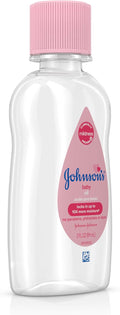Johnson's Baby Oil, Pure Mineral Oil to Prevent Moisture Loss for Newborn, Kids, & Adults, Gentle, Soothing Baby Massage Oil, Dry Skin Relief,