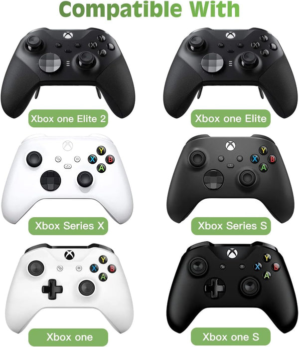Timovo Green Backlight Keyboard for Xbox One, Xbox Series X/S,Wireless Chatpad Message Keypad with Headset & Audio Jack,Mini Game Keyboard Fit