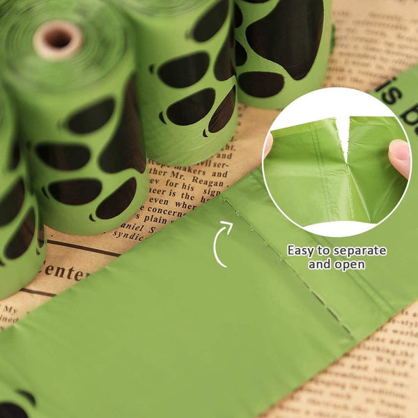 Dog Poop Bags Rolls 540 Count, Unscented Refill Rolls, 9" X 13" Doggie Poop Bags, Dog Waste Bags BY PobbY 540 Bags