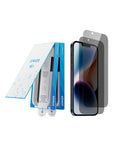 Anker 2 Pack for iPhone 13/13 Pro/14 Privacy Screen Protector, Anti-Spy HD Tempered-Glass Privacy Screen Protector, Easy Installation Exclusively