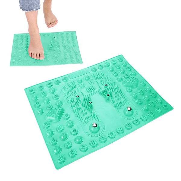 YUYTE Foot Massage Pad, Foot Massage Mat Reflexology Pads for Pain Relief and Point Release Magnet to Relax from Pressure and Leg Pain Can Be Used