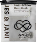 JES & JANI Infinity Heart Necklace for Women, Love Heart Pendant with Cubic Zirconia and Infinity Necklace for Girlfriend Contemporary