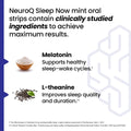 Lifeseasons Neuroq Sleep Now - Natural Sleep Support Supplement - Maintain Healthy Sleep Cycles & Brain Function - Melatonin & L-Theanine -