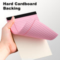 AILZFEI 6pcs Small Note Pad 5x8 College Ruled Pink Legal Pads Paper Notepads 6 Pack Study Back Writing Pads 5 x 8 Legal Pads Perforated Narrow