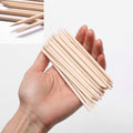 100 Pcs Orange Wood Nail Sticks Double Sided Multi Functional Cuticle Pusher Manicure Pedicure Tool for Manicure Pedicure A-Wood