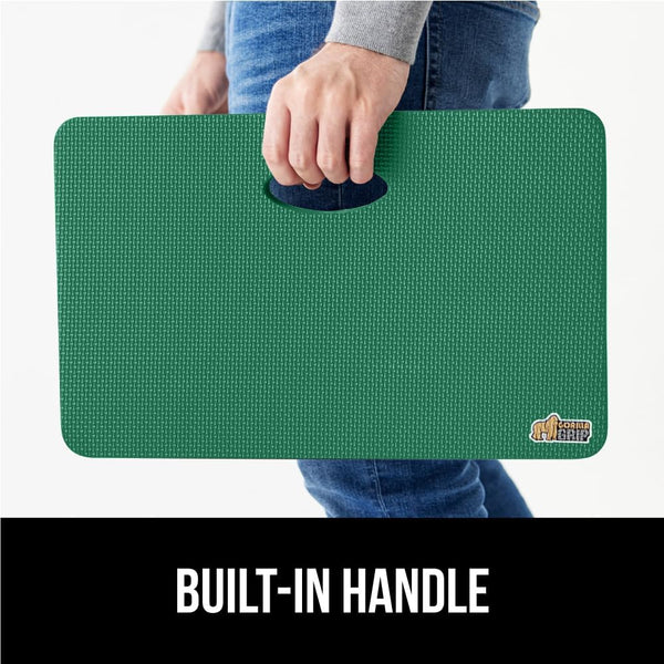 GORILLA GRIP® Extra Thick Patent Pending Supportive Foam Kneeling Pad, 2 PK, Large Cushion Knee Pads for Gardening, Baby Bath, Dirt and Water