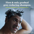 Just for Men Control GX Grey Reducing Shampoo, Gradual Hair Color with Keratin for Stronger Thicker and Healthier Looking Hair, 4 Fl Oz - Pack of