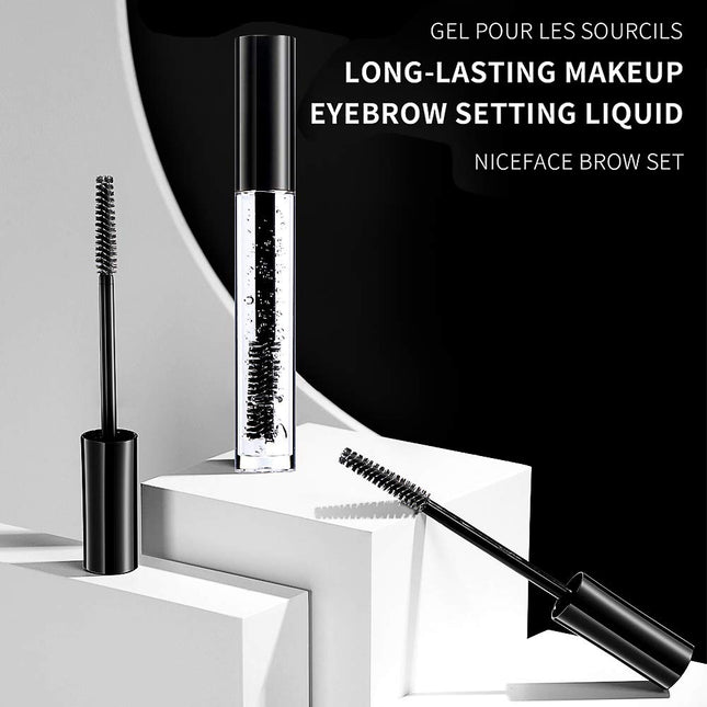 DAGEDA Clear Eyebrow Setting Gel, 2 Pack Brow Fix Gel, Waterproof and Sweat-Proo