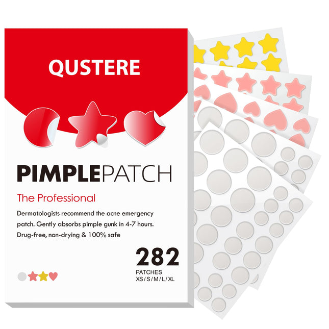 Pimple Patches for Face, Acne Patches Hydrocolloid, Cute Star Zit Covers for Fac