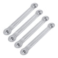Glider Bearing Arm Bracket Replacement Hardware Rocker Parts - 7 Inch Length - 5-1/2 Inch Between Mounting Holes - 4-Pack 4 5-1/2"