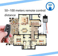 QIACHIP Mini Wireless Remote Control Switch DC 6V 12V 24V 36V 60V 1 Channel RF Relay Latched Switch for LED Light, Car Battery, Door Lock 1