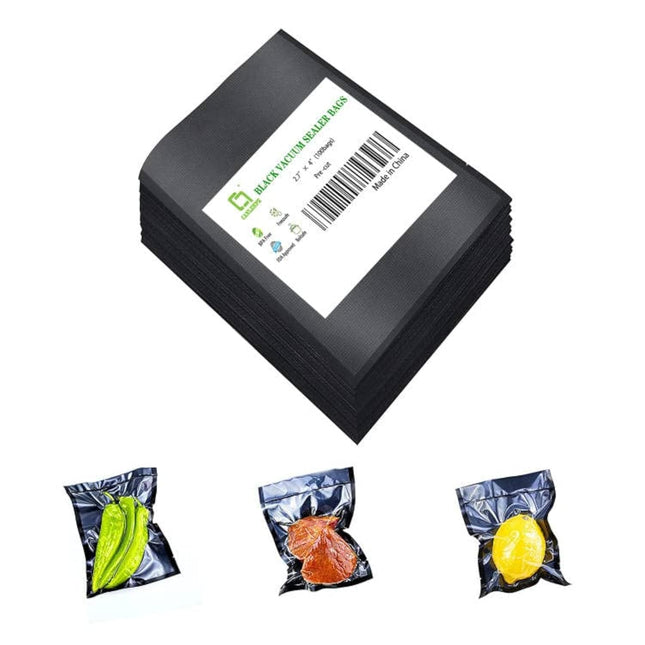 CANLENPK 2.7Ã4 Inch/7X10Cm Mini Vacuum Sealer Bags,Small Precut Food Storage Bag,Seal Meal Snack Fruit Nut,Boil Steam H