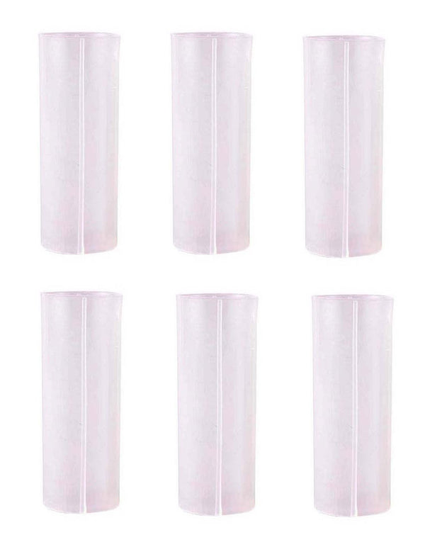 6PCS 18650 Battery Protective Sleeve, 18650 Battery Spacer, 18650 Battery Holder Converter (Batteries are not Included) - 6 Pack