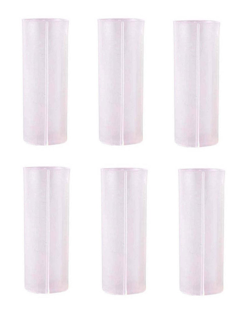 6PCS 18650 Battery Protective Sleeve, 18650 Battery Spacer, 18650 Battery Holder Converter (Batteries are not Included) - 6 Pack