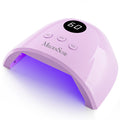 MelodySusie Compact Advanced UV LED Nail Lamp, P-Plus30F Nail Dryer with 3 Timers & Smart Sensor Cures All Gels, Especially Rhinestone Glue, Solid
